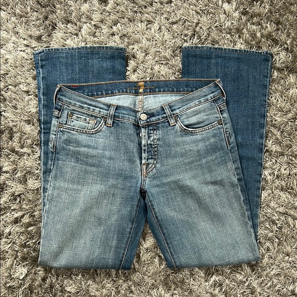 7 For All Mankind Boy Cut Jeans - Picture 2 of 6